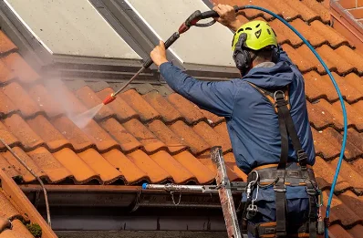 Démoussage et hydrofuge de toiture à Nully